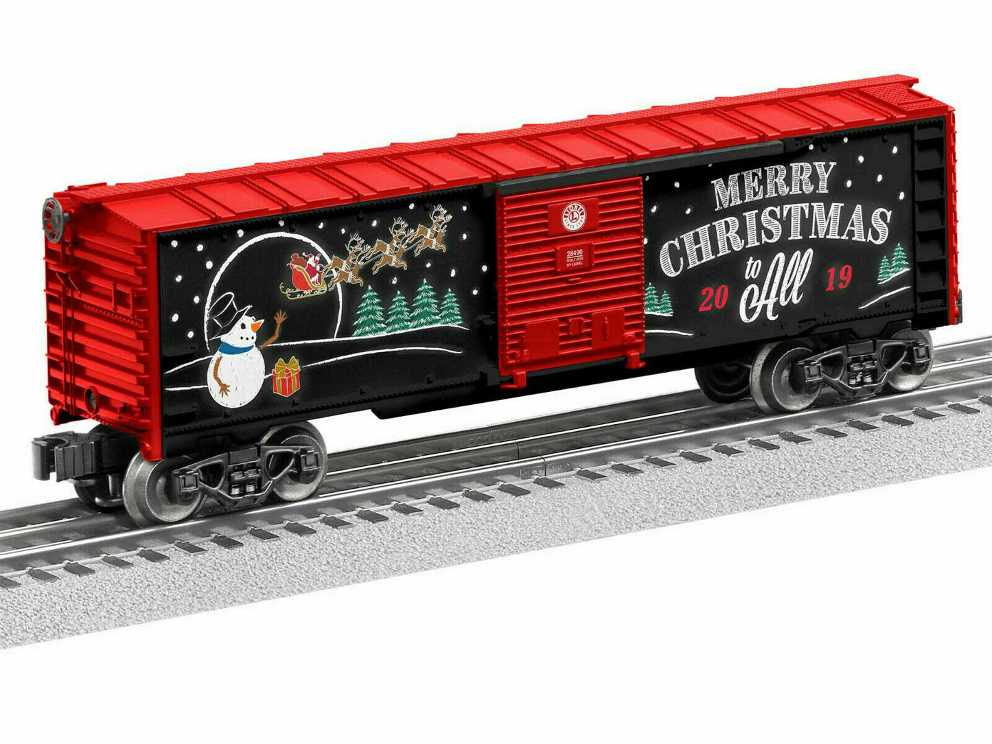 Lionel 1928490 O Gauge 2019 Christmas Boxcar LN/Box