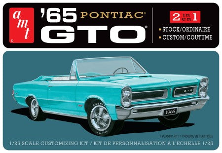AMT 1191 1:25 1965 Pontiac GTO Car Plastic Model Kit