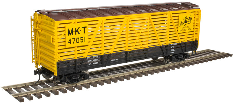 Atlas 2002455 O Missouri-Kansas-Texas 2-Rail Trainman 40' Stock Car #47056