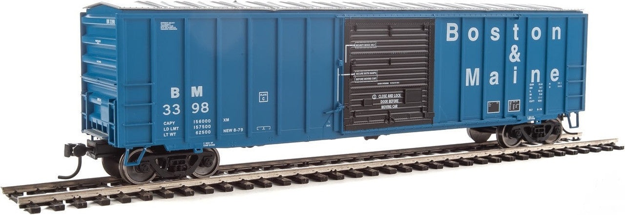 Walthers 910-1803 HO Boston & Maine 50' ACF Exterior Post Boxcar #3398