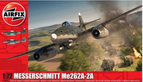 Airfix Products A03090 1:72 Messerschmitt Me262A-2A Military Aircraft Plane Kit