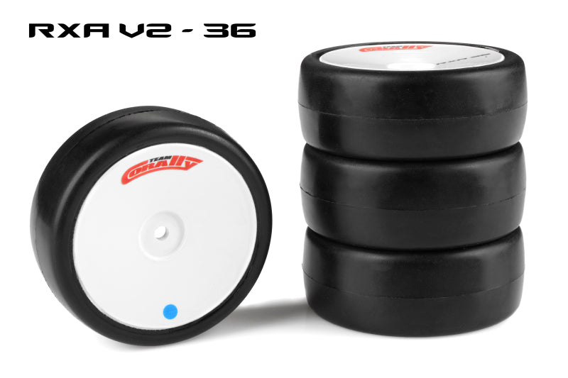 Corally 14753-36 Attack RXA V2 Rubber Tires 1:10 EP Touring 36 Shore