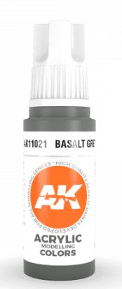 AK Interactive 11021 Basalt Grey Standard Acrylic Paint - 17 ml Bottle