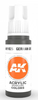 AK Interactive 11025 German Grey Standard Acrylic Paint - 17 ml Bottle