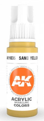 AK Interactive 11035 Sand Yellow Standard Acrylic Paint - 17 ml Bottle