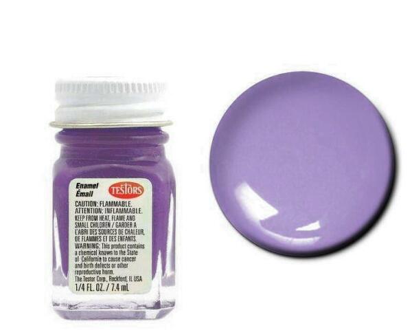 Testors 1189TT Violet Flat Enamel Paint - 1/4 oz. Bottle