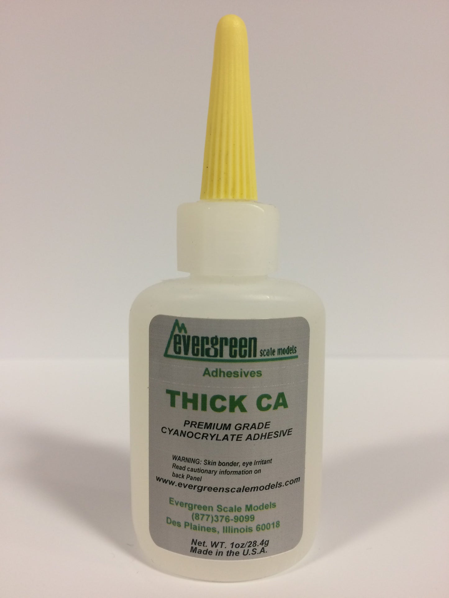 Evergreen Scale Models 66 Thick CA Adhesive - 1 oz. Bottle
