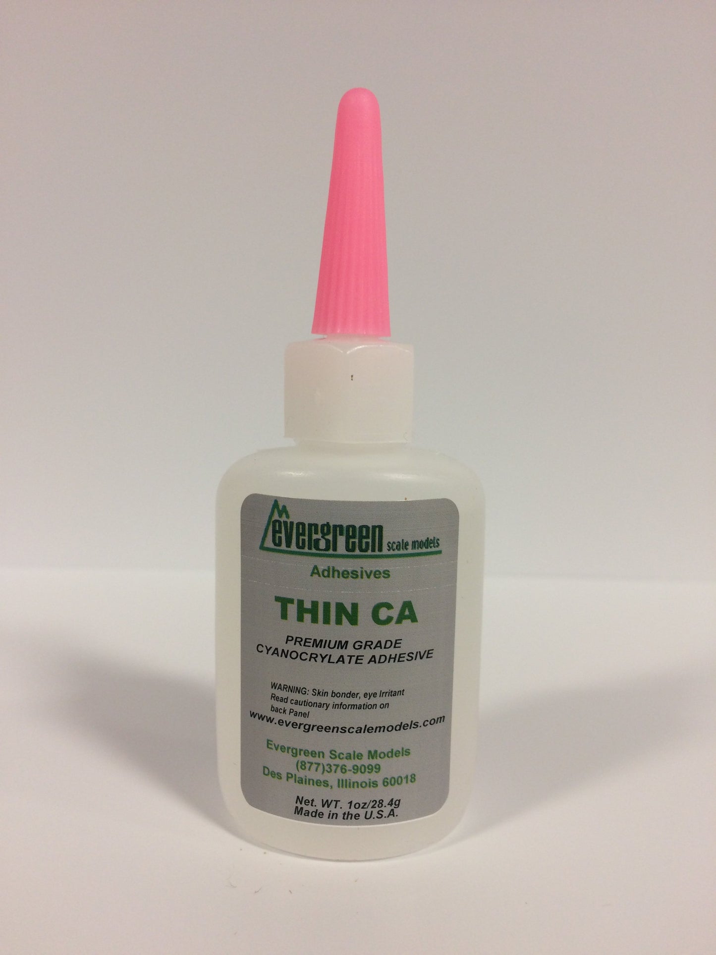 Evergreen Scale Models 64 Thin CA Adhesive - 1 oz. Bottle