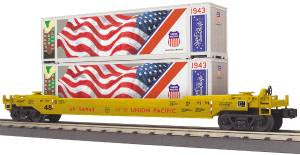 MTH 30-76801 O Union Pacific Husky Stack Car #541943