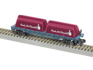 American Flyer 2019200 S The Polar Express Flat Car with Milk Containers