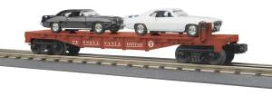 MTH 30-76818 O Pennsylvania Flatcar with 2 1969 Pontiac Firebirds #469780