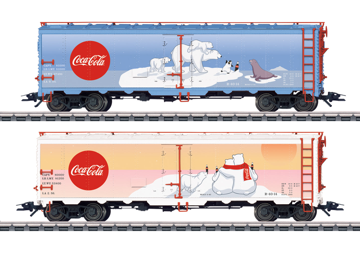 Marklin 45687 HO Coca-Cola American Reefer Car (Set of 2)