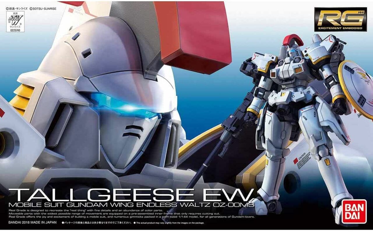 Bandai 2418250 1:144 RG Excitement Embodied Tallgeese OZ-00MS Plastic Model Kit