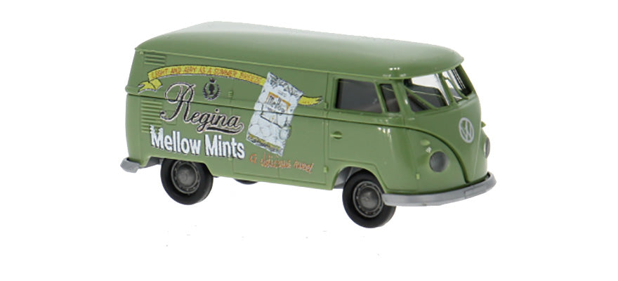 Brekina Automodelle 32305 HO Regina Mellow Mints'60-'63 Volkswagen T1b Cargo Van