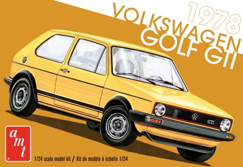 AMT 1213 1:24 1978 Volkswagen Golf GTI Car Plastic Model Kit