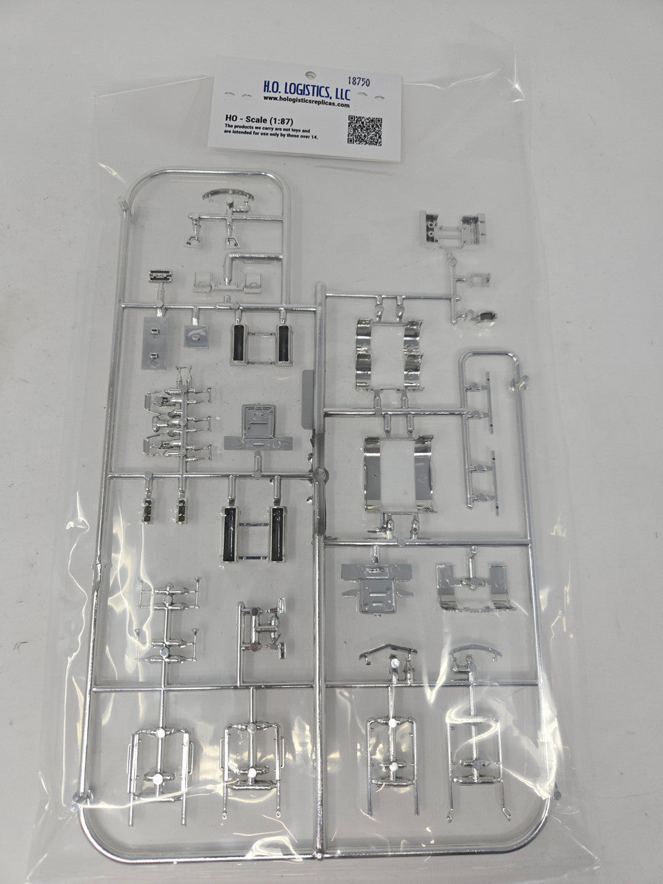HO Logistics Replicas 18750 HO Custom Parts Sprue
