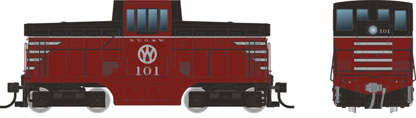 Rapido Trains 048560 HO NYO&W GE 44 Tonner Diesel Locomotive DC/DCC/Sound #104