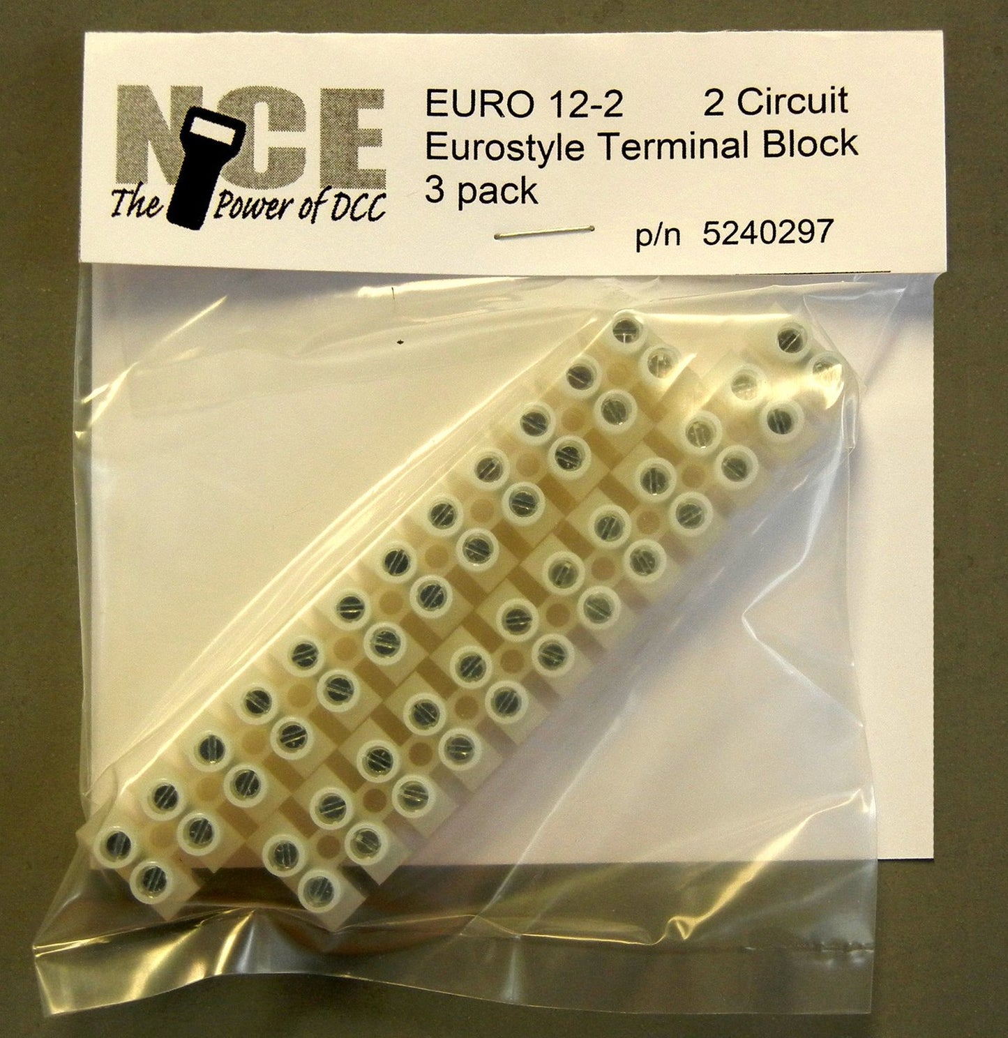 NCE 0297 HO 14-24 AWG 12cir Euro Term Strip