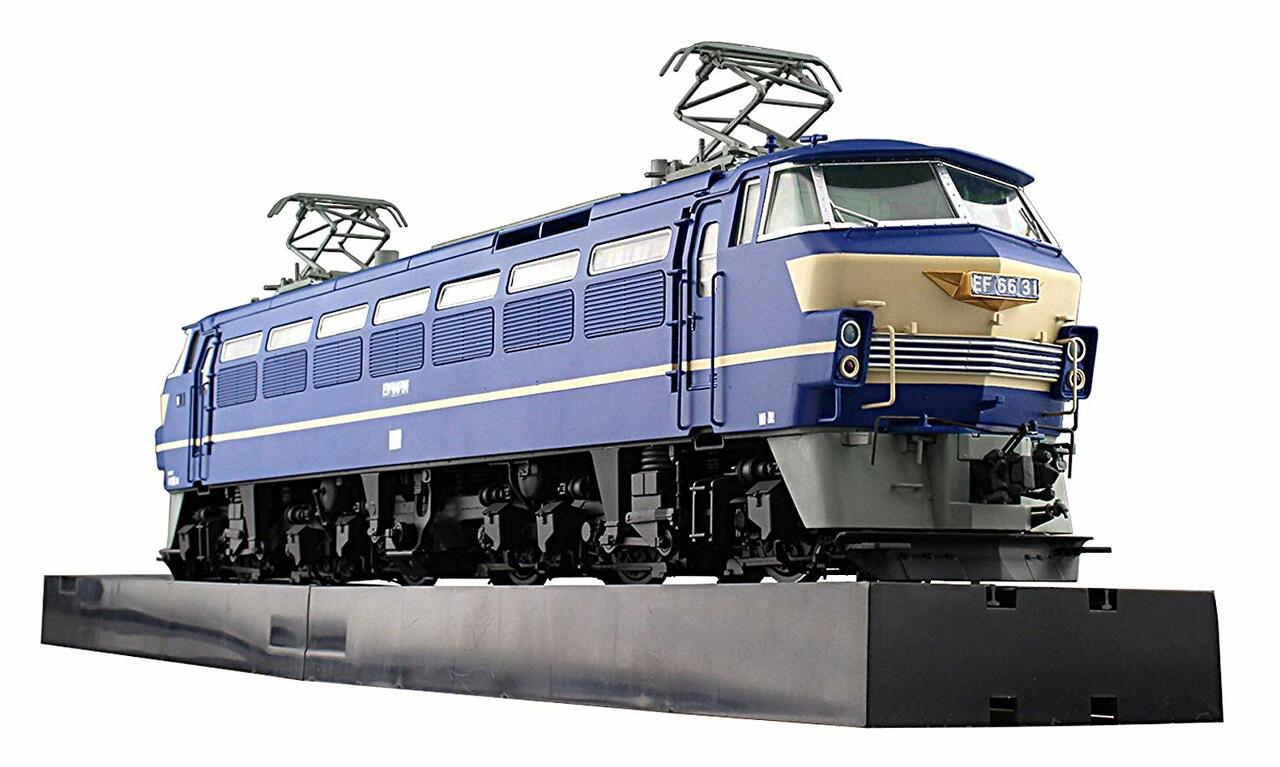 Aoshima Models 054079 1:45 EF66 Late Type Electric Locomotive Plastic Model Kit