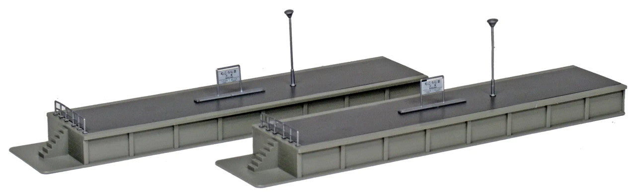 Kato 23-174 N Assembled Island Platform End A (Pack of 2)