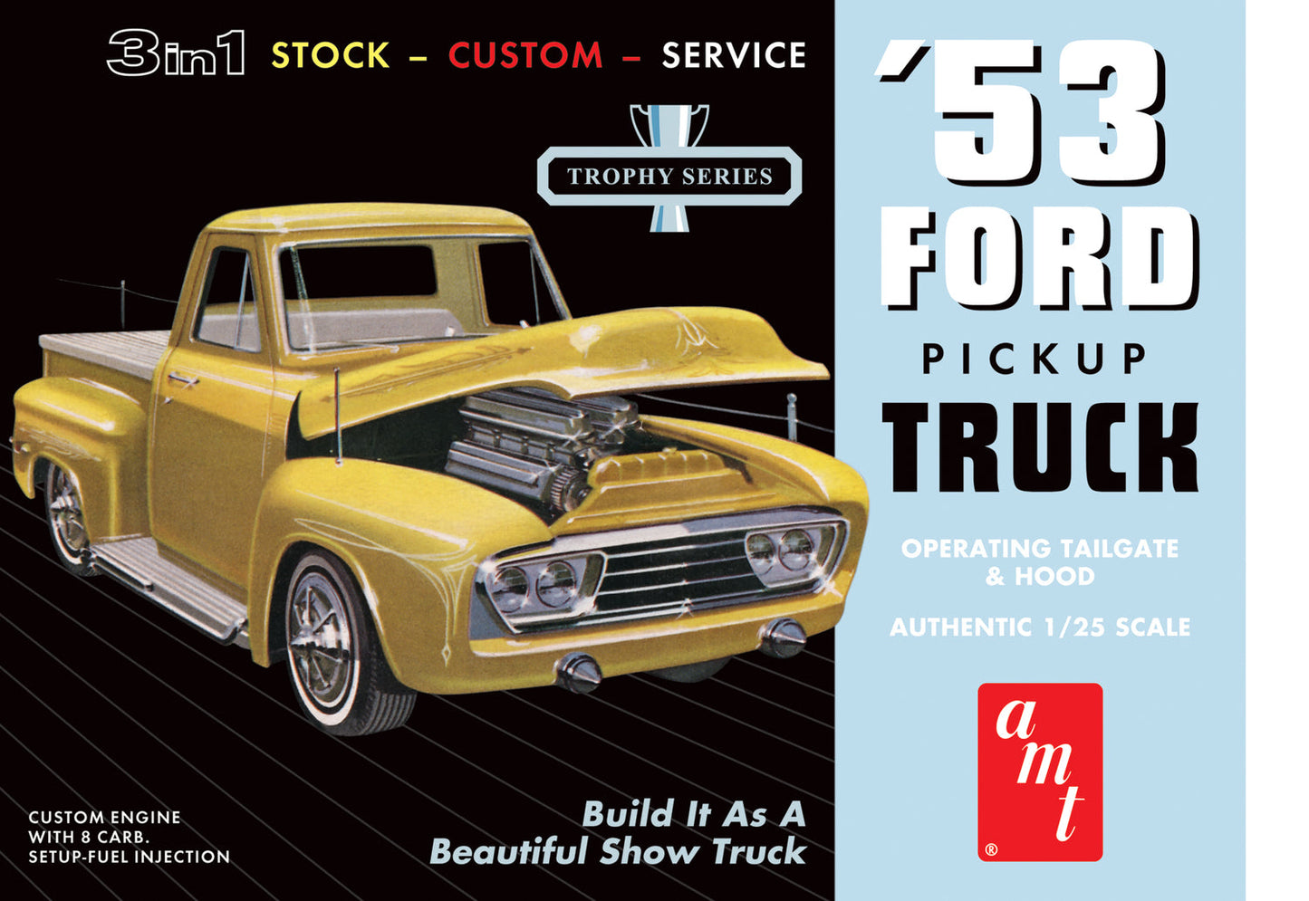 AMT 882 1:25 1953 Ford Pickup Plastic Model Kit