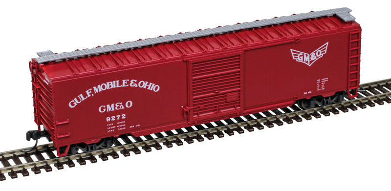 Atlas 50006915 N Gulf Mobile & Ohio Trainman 50' Single Door Box Car #9272