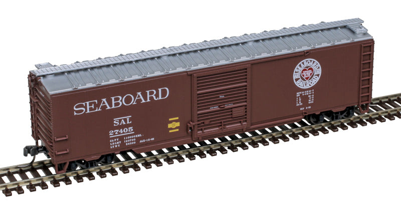 Atlas 50006923 N Seaboard Air Line Trainman 50' Single Door Box Car #27405
