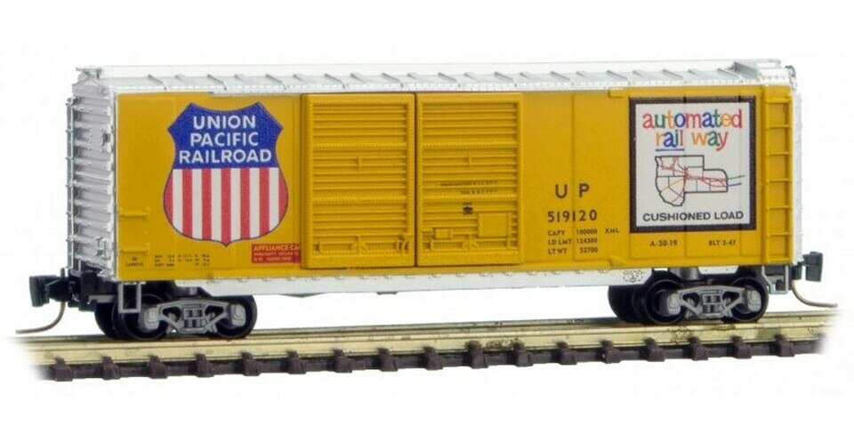 Micro-Trains 50100302 Z UP 40' Standard Box Car with Double Doors #519120