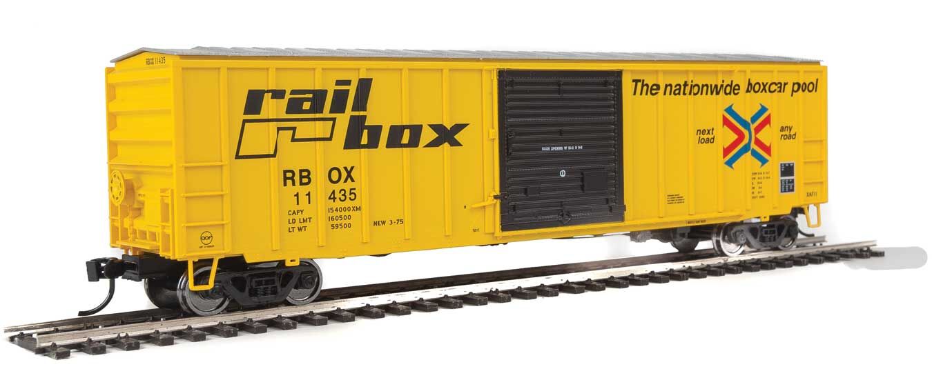 Walthers 910-1833 HO Railbox 50' ACF Exterior Post Boxcar #11435