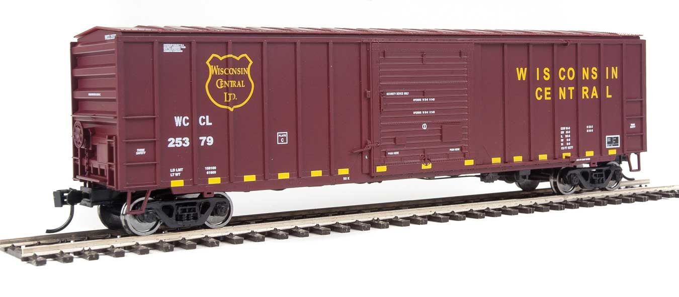 Walthers 910-1846 HO Wisconsin Central 50' ACF Exterior Post Boxcar RTR #25379