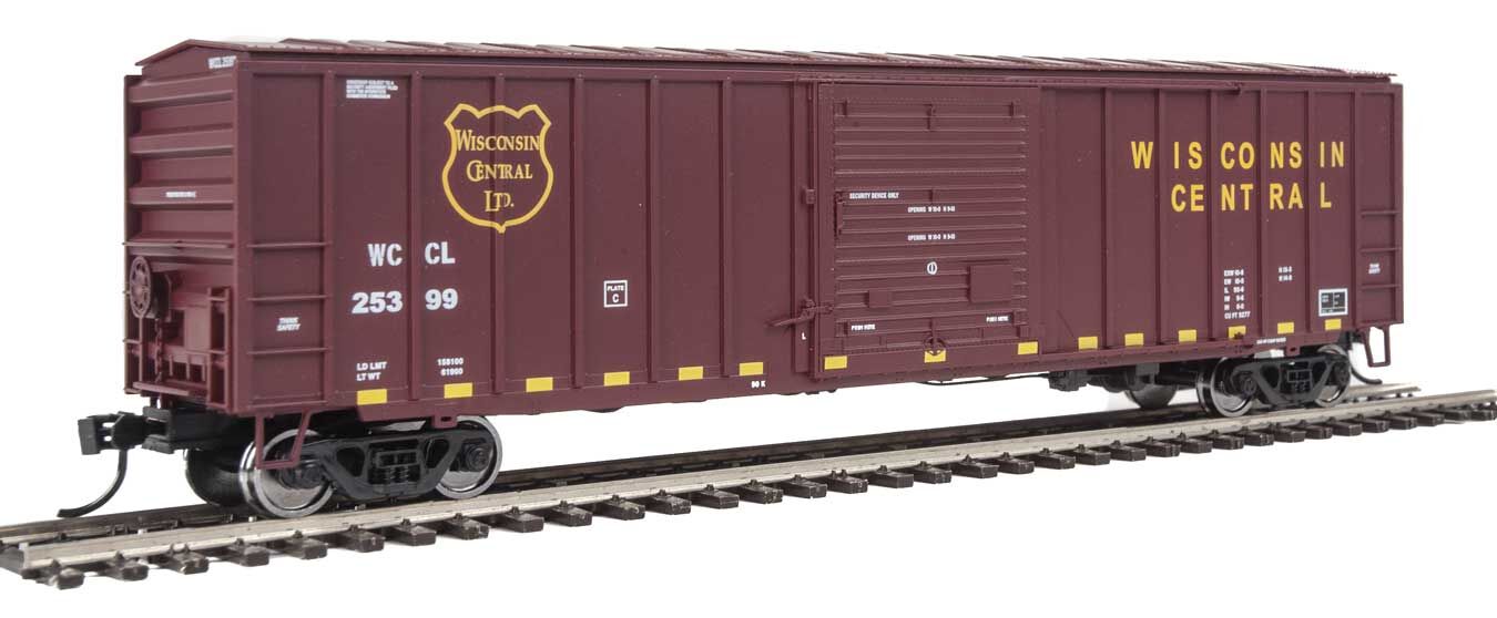 Walthers 910-1847 HO Wisconsin Central 50' ACF Exterior Post Boxcar RTR #25399