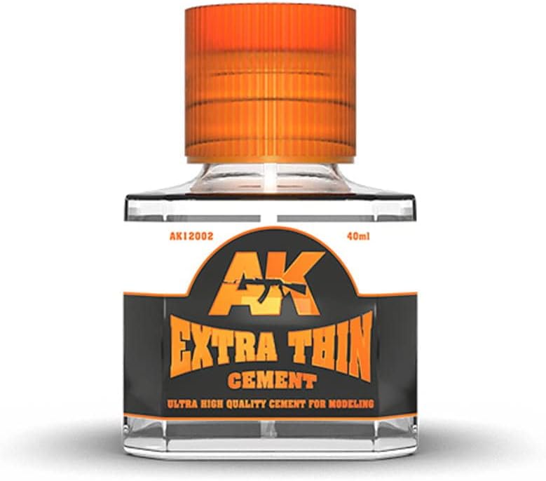 AK Interactive 12002 Extra Thin Cement Glue - 40 ml Bottle