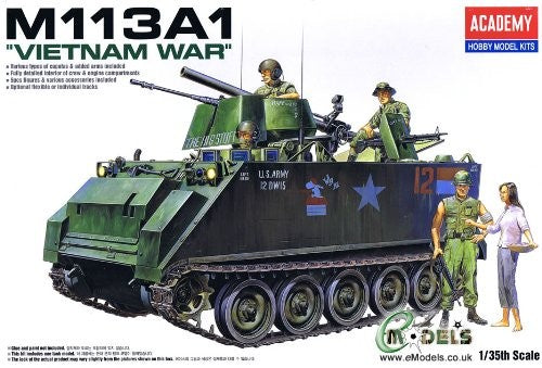 Academy 13266 1:35 M113A1 A.P.C Vietnam War Military Tank Model Kit