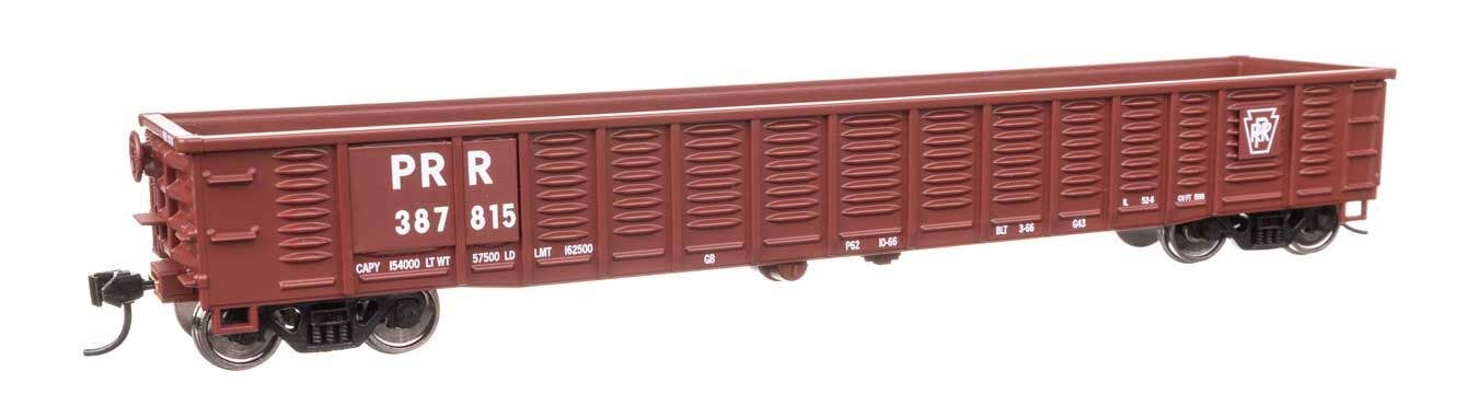 Walthers 910-6085 HO PRR 53' Corrugated-Side Gondola Ready To Run #387815