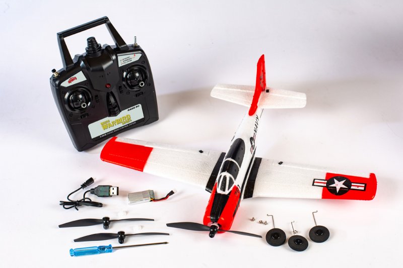 Rage R/C A1302 Rage T-28 Micro RTF Airplane with PASS Bin-HRP