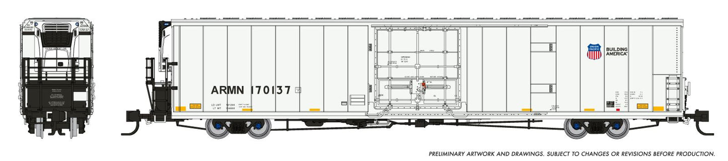 Rapido Trains 567004A N Union Pacific Greenbrier 7780cuft Reefer #1 Single Car