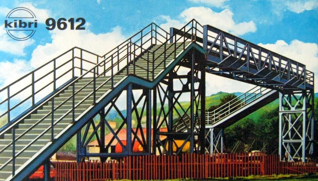 Kibri 9612 HO Pedestrian Overpass Kit
