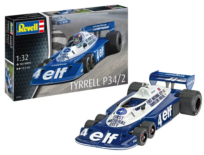 Revell of Germany 07741 1:32 Tyrrel P34/2 Racing Car Plastic Model Kit