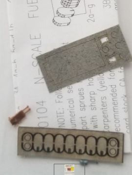 GCLaser 0104 N Fuel Tank Laser Cut Kit