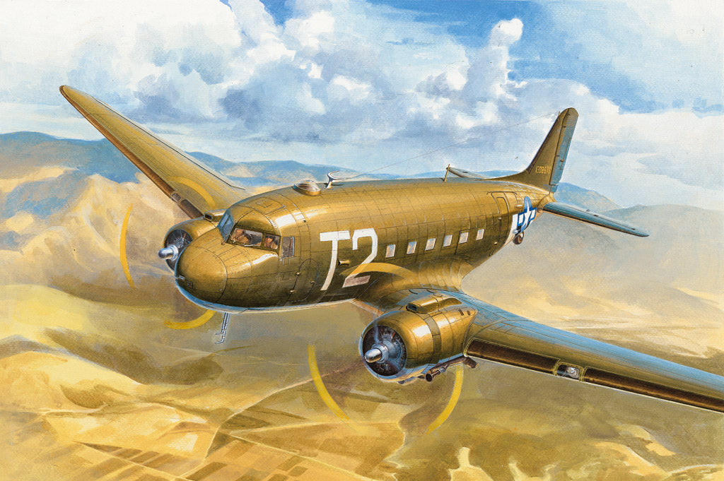 Hobby Boss Models 87264 1:72 Douglas C-47A Skytrain Military Aircraft Plane Kit