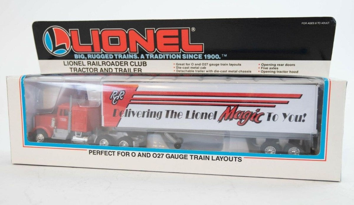 Lionel 6-12875 O Gauge Lionel Railroader Club Tractor & Trailer Truck NIB