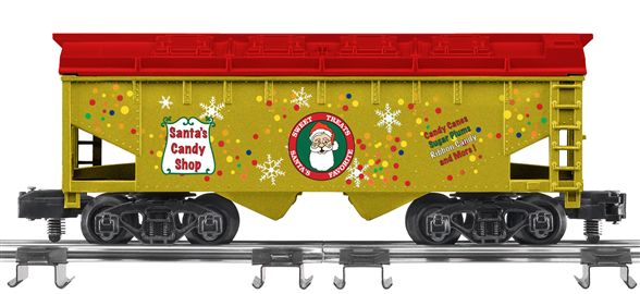 American Flyer 6-48632 S Santa's Candy Shop Christmas Sprinkles 2-Bay Hopper