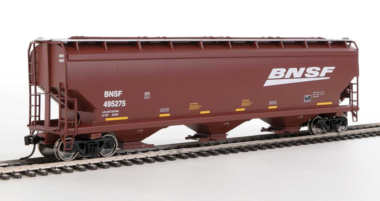 Walthers 910-7717 HO BNSF Railway 60' NSC 5150 3-Bay Covered Hopper #495275
