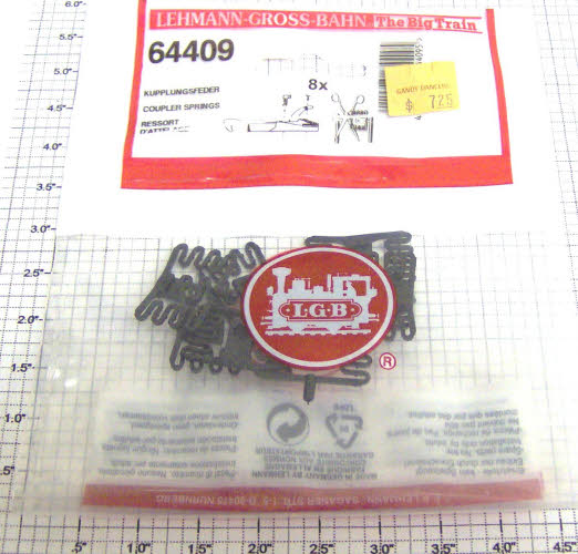LGB 64409 G Coupler Spring (Pack of 8)