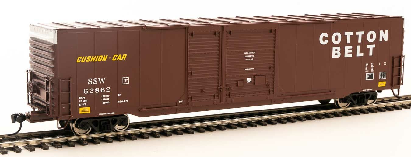 Walthers 910-3220 HO Cotton Belt 60' Pullman-Standard Boxcar RTR #62862
