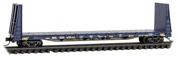 Micro-Trains 05400330 N Montana Rail Link 61' 8" Bulkhead Flatcar RTR #62015