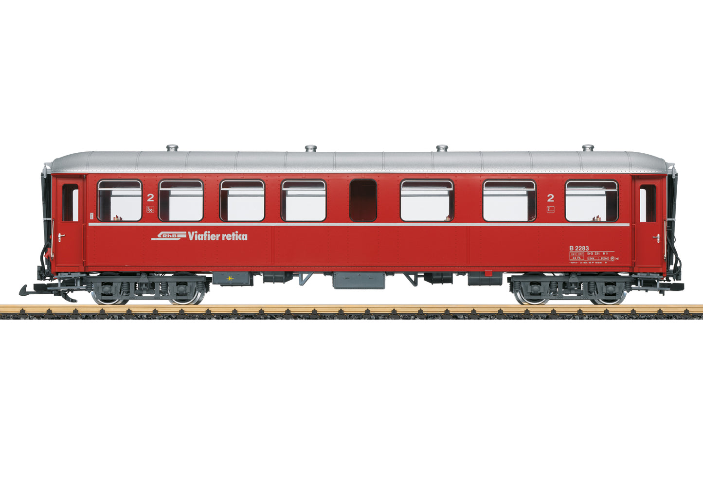 LGB 31526 G Rhaetian Railway RhB 1st/2nd Class Express Train Passenger Car