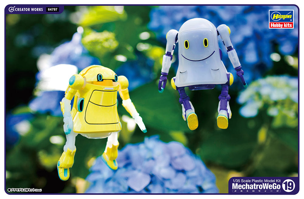 Hasegawa 64797 1:35 MechatroWeGo #19 Ghost See-Through & Poncho Model Kit