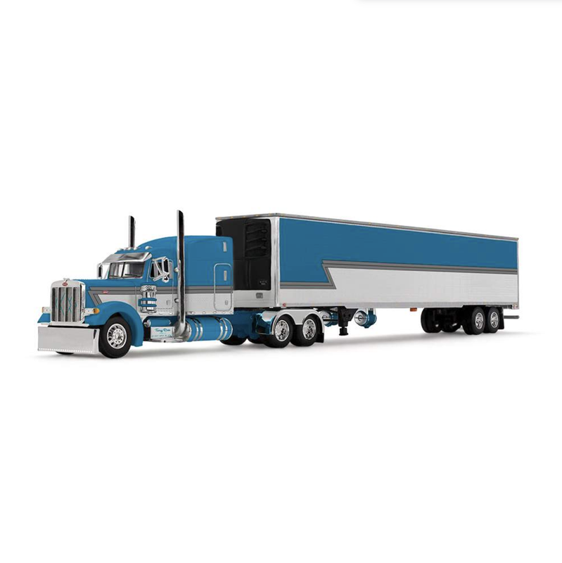 Die Cast Promotions 69-2270 1:64 Peterbilt 379 63" Mid-Roof Sleeper w/ Trailer