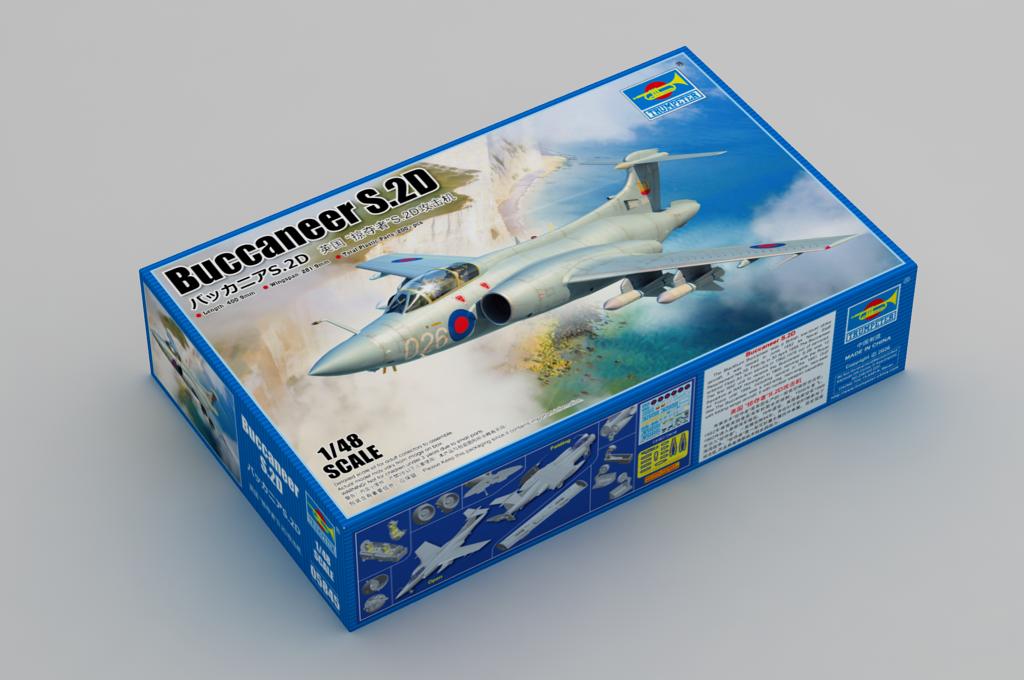 Trumpeter 05845 1:48 Buccaneer S.2D Aircraft Plastic Model Kit